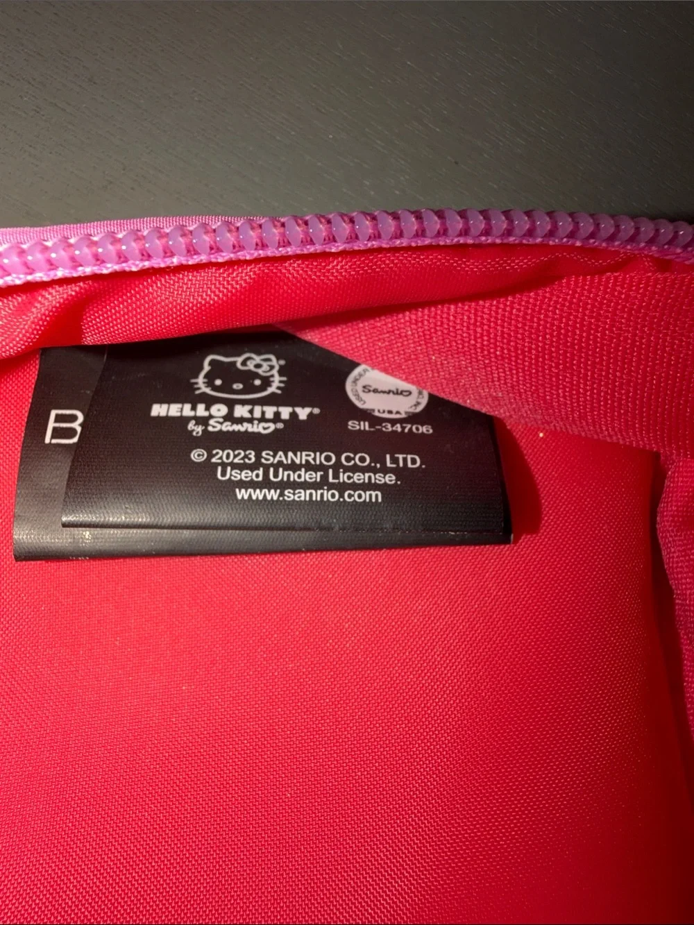 Sanrio Hello Kitty Pink Cosmetic Bag